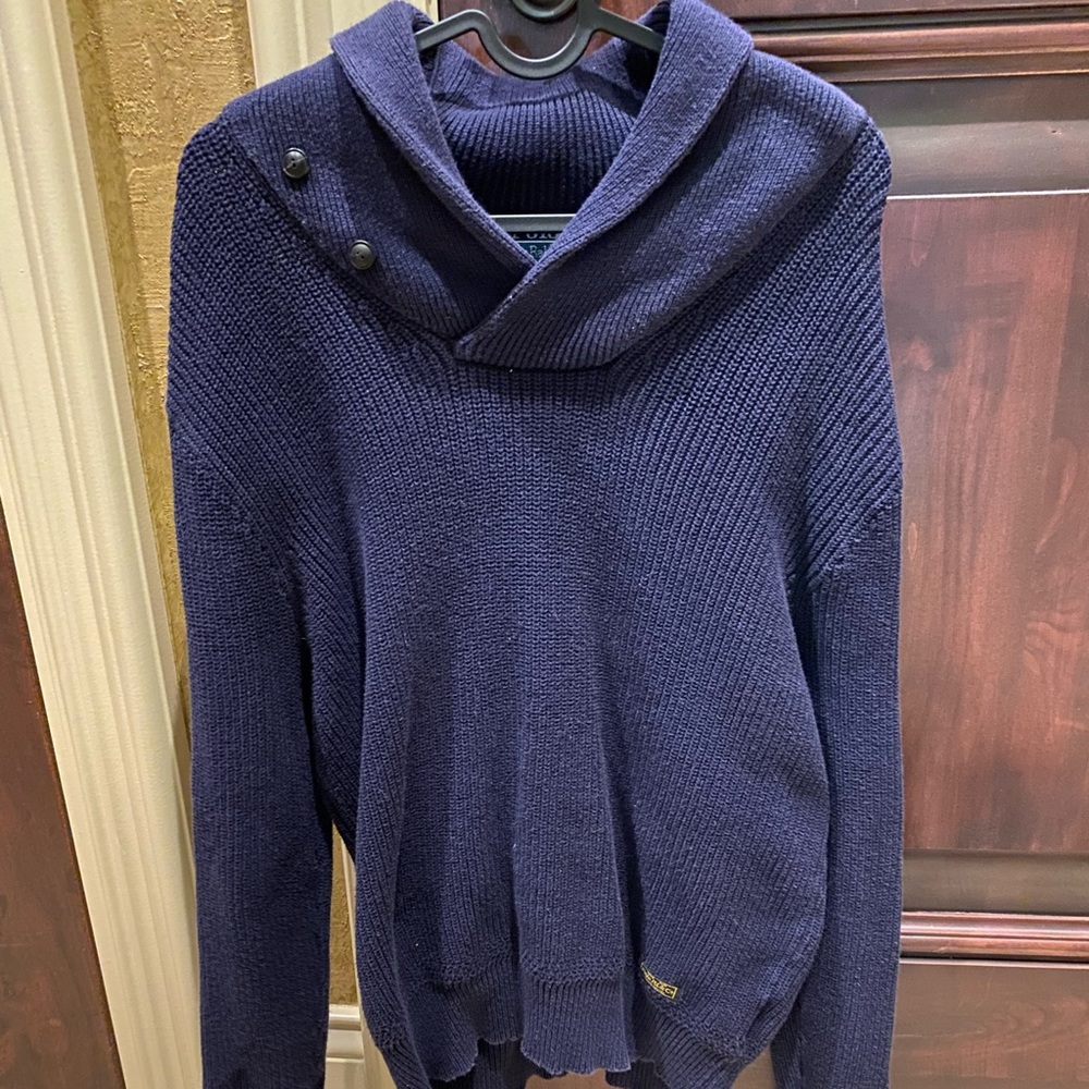 Ralph Lauren Men’s Knitted Sweater Navy Size M